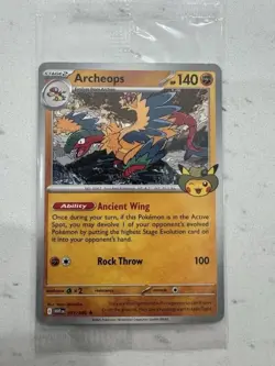 Pokemon TCG Archeops Field Museum Exclusive Promotional Card - new, sealed - Image 3