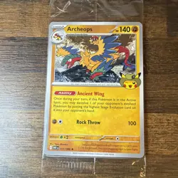 Pokemon Archeops '140 Rock Throw' Field Museum Exclusive Promotional Card sealed - Image 1