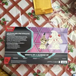 Pokemon TCG Mimikyu ex & Alcremie ex Premium Collection Box Oversized - Image 2
