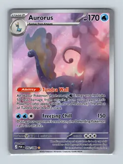 2026 Pokemon TCG Aurorus ME03: Perfect Order 092/088 Holo Illustration Rare NM - Image 1