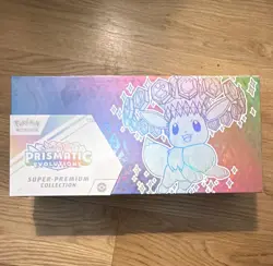 Pokemon TCG Scarlet & Violet Prismatic Evolutions Super-Premium Box Eevee 2025 - Image 1