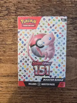 Pokemon TCG Scarlet & Violet 151 Booster Bundle (6 Boosters) NEW SEALED 820650853210 - Image 1