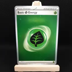 Pokemon TCG Scarlet & Violet 151 Basic Grass Energy Cosmos Holo 001 - Image 1