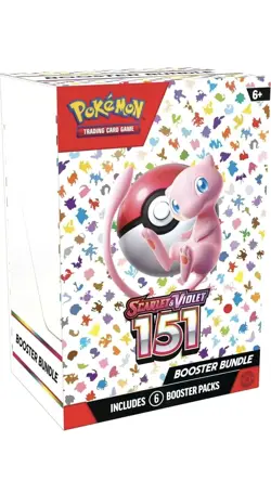 Pokemon TCG 151 Scarlet and Violet Booster Bundle Trading Cards Set - 6 Packs - Image 1