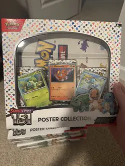 Pokemon TCG Scarlet & Violet 151 Poster Collection Box X6 SEALED (Opened Case) - Image 1