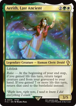 Aerith, Last Ancient Surge Foil - FIC 0076 NM - MTG Magic - Image 1