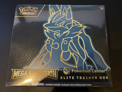 Pokemon Center Exclusive Mega Evolution Lucario Elite Trainer Box ETB Sealed - Image 1
