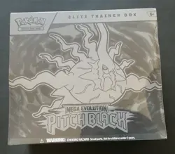 Pokemon TCG Mega Evolution—Pitch Black Elite Trainer Box, ETB Sealed - Image 1