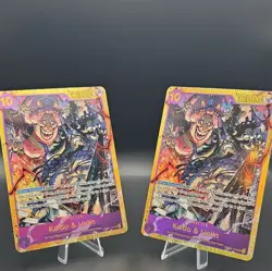 Bandai One Piece CCG Kaido & Linlin OP08-119 Alt Art Foil x2 English - Image 1