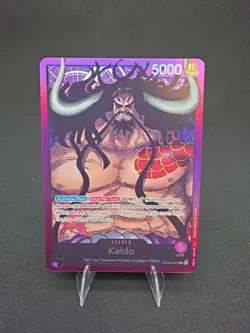 Eratta-ONE PIECE HOLO ST04 Kaido ST04-001 LEADER NM EN - Image 1