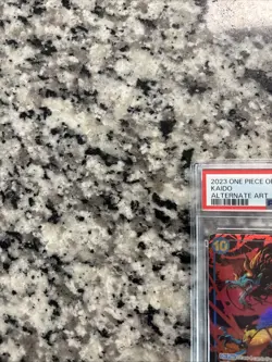 2023 One Piece OP05 118 Kaido Alt Art SEC PSA 10 Gem Mint - Image 3