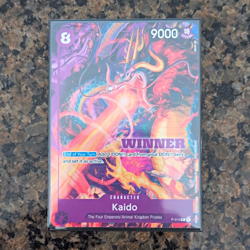 Bandai One Piece CCG Kaido P-010 Promo Winner Foil Character 9000 Cost 8 - Image 1