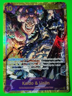 Kaido & Linlin OP08-119 SEC - One Piece TCG - English Secret Rare Two Legends NM - Image 1