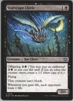 Starscape Cleric 0116 Bloomburrow BLB MTG Magic - Image 1