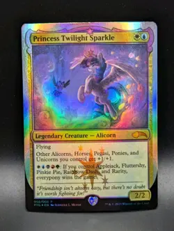 MTG Magic the Gathering Princess Twilight Sparkle Ponies The Galloping NM FOIL - Image 1