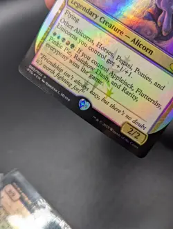 MTG Magic the Gathering Princess Twilight Sparkle Ponies The Galloping NM FOIL - Image 4