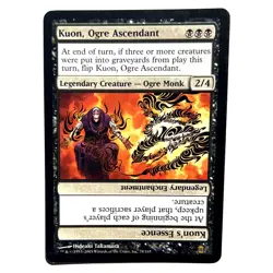 Kuon, Ogre Ascendant LP Saviors of Kamigawa Rare MTG See Photos Magic - Image 1