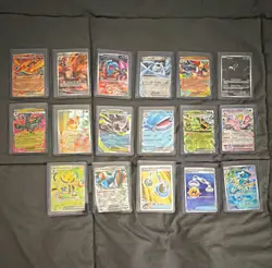 Pokemon TCG 17-Card Holo Lot Mixed Pokemon & Trainer V Cards Standard Size - Image 1