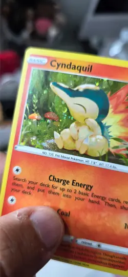 Pokemon TCG Cyndaquil SWSH221 Promo Cards FAT SWIRL Holo NM 🌀 - Image 2