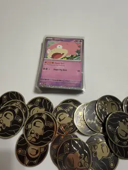 Pokemon Slowpoke 086 Holo Promo Lot of 36 Cards + Coins - Image 1