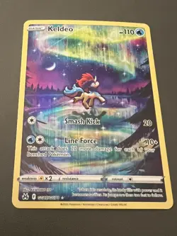 Pokemon Cards Keldeo GG07/GG70 Crown Zenith Galarian Gallery Holo NM *1 - Image 1