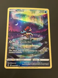 Pokemon Cards Keldeo GG07/GG70 Crown Zenith Galarian Gallery Holo NM *1 - Image 3