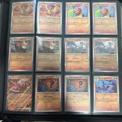 Phantasmal Flames Complete Base Set Common/UC & Holo and ex Pokemon Cards - Image 3