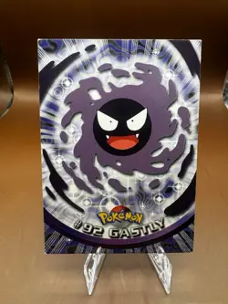 Pokemon Gastly #92 Topps Trading Cards Series 2 Blue Logo 2000 VINTAGE - Image 1