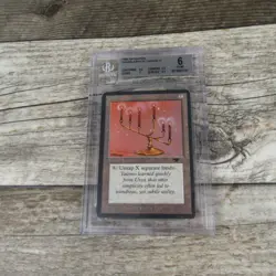 Magic The Gathering MTG Candelabra Of Tawnos Antiquities 1994 BGS 6.0 Graded - Image 1