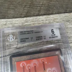 Magic The Gathering MTG Candelabra Of Tawnos Antiquities 1994 BGS 6.0 Graded - Image 2