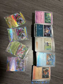 400+ Pokemon PITCH BLACK Bulk Lot w/ EX TCG Cards C/UC/Reverse/Rare/Ex - Image 1