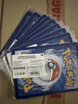 X10 Pikachu at the Museum Jumbo Pokemon Cards Sealed! WORLDWIDE SHIPPING! - Image 2