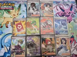 FULL ART POKEMON TCG LOT TRAINERS ITEM CARDS - Image 1