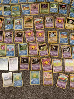 Huge Pokemon Non Holo Vintage Lot Team Rocket Legendary Base Set 115 Cards - Image 4