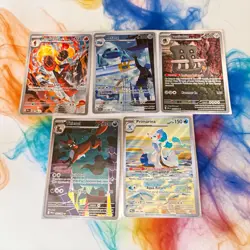 Pokemon TCG Pitch Black IR Bundle x5 English Illustration Rare Cards - Image 1
