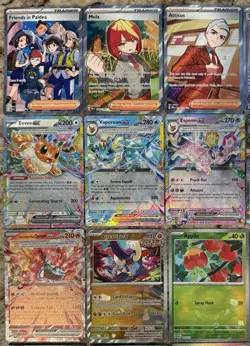 Pokemon Prismatic Evolutions Lot Of 33 Full Art, EX, Pokeball, Masterball Cards - Image 2