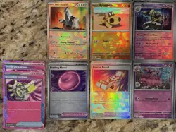 Pokemon Prismatic Evolutions Lot Of 33 Full Art, EX, Pokeball, Masterball Cards - Image 4