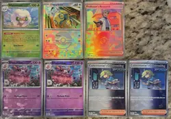 Pokemon Prismatic Evolutions Lot Of 33 Full Art, EX, Pokeball, Masterball Cards - Image 5