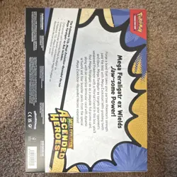 Pokemon TCG Mega Feraligatr ex Box 40 Cards Promo Booster Ascended Heroes - Image 2