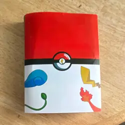 Pokemon trading card binder full of random cards - Image 1