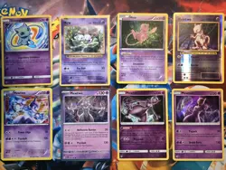 Mew Pokemon TCG Card Lot ×8 CARDS Shining Mew 40/73 M/NM MEWTWO RARE SHINY - Image 1