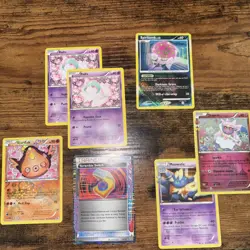 Collection of 7 2009-2016 Holo Pokemon TCG Cards LP-NM - Image 1