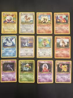 Pokemon TCG Base Set Near Complete Non-Holo Set 61/82 Cards - Image 1