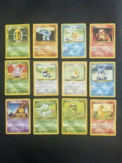 Pokemon TCG Base Set Near Complete Non-Holo Set 61/82 Cards - Image 2