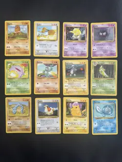 Pokemon TCG Base Set Near Complete Non-Holo Set 61/82 Cards - Image 3