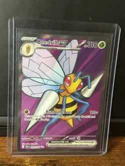 Pokemon TCG Beedrill EX Crimson Invasion 098/086 Holo Full Art Secret Rare Eng - Image 4
