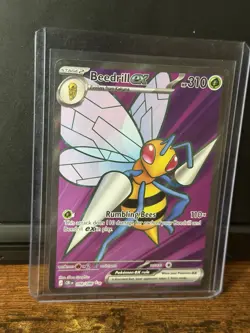 Pokemon TCG Beedrill EX Crimson Invasion 098/086 Holo Full Art Secret Rare Eng - Image 5