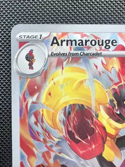 Pokemon TCG Armarouge 086/084 Pitch Black Illustration Rare Full Art Holo - Image 2
