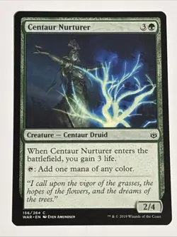 MTG War of the Spark Centaur Nurturer 156/264 NM - Image 1
