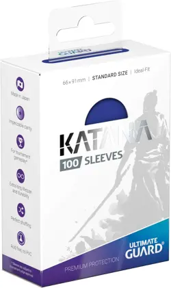 Ultimate Guard: Katana Sleeves, Standard Size -Blue (100) - Image 1